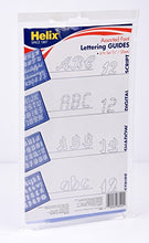 Load image into Gallery viewer, Helix Assorted Font Lettering Guide 4 Piece Set (Script, Digital, Stripe, Shadow) (08500)