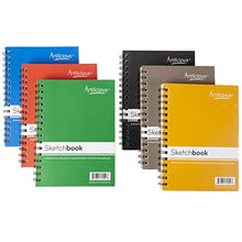 Load image into Gallery viewer, Artlicious 6 Sketch Books Classroom Pack - 5.5 inch x 8.5 inch - 360 Sheets 720 Pages Total Drawing Pads, Sketchbooks