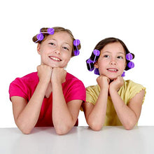 Load image into Gallery viewer, 36 Pieces Foam Sponge Hair Rollers - Soft Sleeping Hair Curlers Flexible Hair Styling Curlers Sponge Curlers for Hair Styling (Purple)