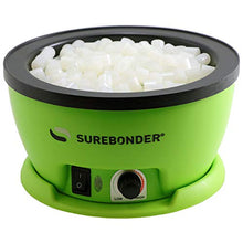 Load image into Gallery viewer, Surebonder Electric Hot Glue Skillet, Adjustable Temperature 225-400 F, 5-1/4" Diameter, 1-in Depth, Dip Crafts Directly Into Pot of Hot Glue