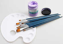 Load image into Gallery viewer, Artist Paint Brushes - A - Golden Nylon, Long Handle, Angular Paint Brush Set - Ideal for Acrylic Painting and Oil Painting, and Equally Useful for Watercolor Painting and Gouache Color Painting.