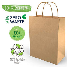 Load image into Gallery viewer, BagKraft Brown Paper Bags with Handles Mixed Size | 100% Recyclable Kraft Paper | Ideal for Gifts, Shopping, Boutique, Packaging, Merchandise, Grocery and Craft (30)