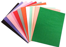 Load image into Gallery viewer, 12-Pack Honeycomb Craft Pads, Assorted Colors (7 X 9.5 Inches) (Mini Quarter Inch Glue Line)