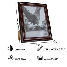 Load image into Gallery viewer, kieragrace Classic Traditional Lucy picture-frames, 8" x 10", Dark Brown
