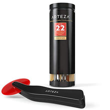 Load image into Gallery viewer, Arteza Pottery Tools & Clay Sculpting Tools, Set of 22 Pieces in PET Storage Tube, for Clay, Pottery, Ceramics Artwork & Holiday Crafts