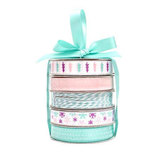 Load image into Gallery viewer, Colorful Crafts 355401 Colorful Winter Ribbon Spool Set
