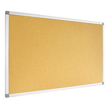 Load image into Gallery viewer, V VAB-PRO 36x48 inch Cork Bulletin Board with Installation Kit Incl. & Wall Mount; Aluminium Finish Frame, Natural; Sturdy Build for Classroom, Studio, Office, Memos- CYP1273648