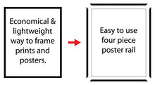Load image into Gallery viewer, MCS Original Poster Frame, 24 x 36 Inch, Black, Set of 2