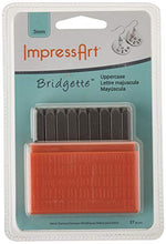 Load image into Gallery viewer, ImpressArt - Uppercase Basic Bridgette 3mm Metal Letter Stamp Set, Steel Alphabet Punches for Metal Stamping