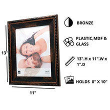 Load image into Gallery viewer, Kiera Grace PH43835-5 Traditional Picture-Frames, 8 by 10-Inch, Bronze