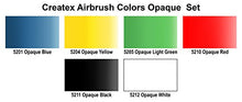 Load image into Gallery viewer, Createx Colors 5803-00 2 oz Opaque Airbrush Paint Set, 2 Ounce, Multicolor, 12 Fl Oz