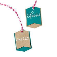 Load image into Gallery viewer, Fiskars Lia Griffith Gift Tag Maker II, Chevron, Teal Green/White