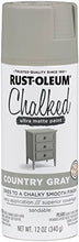 Load image into Gallery viewer, Rust-Oleum 302593 Series Chalked Ultra Matte Spray Paint, 12 oz, Country Gray