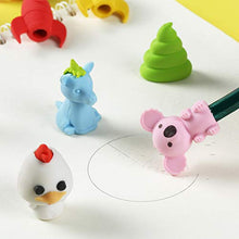 Load image into Gallery viewer, Mr. Pen- Animal Topper Erasers, 22 Pack, 8 Pack Take Apart Animal Erasers, Pencil Toppers, Pencil Erasers Toppers for Kids, Eraser Tops, Cap Erasers for Pencils, Fun Erasers Kids, Pencil Top Erasers