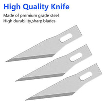 Load image into Gallery viewer, Exacto Knife Blades 100 Pack #11 Precision Knife Replacement Blades for Art and Craft Scrapbooking Supplies Caving Stencil