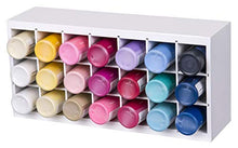 Load image into Gallery viewer, ArtBin 6828AG Paint Storage Tray, Art & Craft Supply Storage, Super Satchel System Accessory, Wall Mountable 21 Compartment Paint Organizer, White