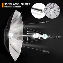 Load image into Gallery viewer, LimoStudio, LMS103, Soft Lighting Umbrella Kit, Day Light Color, 700 Watt Output Lighting with Tripod Stands and Carry Bag