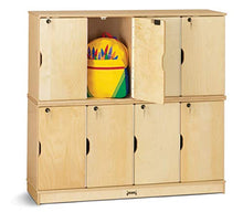 Load image into Gallery viewer, Jonti-Craft Stacking Lockable Lockers, Double Stack