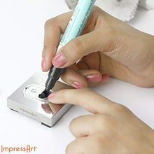 Load image into Gallery viewer, ImpressArt - Metal Stamp Enamel Marker for Metal Stamping & Engraving DIY Jewelry Acrylic Ink (Black)
