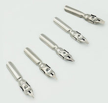 Load image into Gallery viewer, Plotube Wooden Pen Calligraphy Set - Dip Pen Gift Writing Case - Black Ink Bottle & Golden Pen Holder & 11 Nibs and Beginner's Manual
