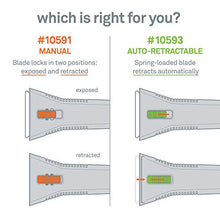 Load image into Gallery viewer, 10591 Manual Utility Scraper, Locking Ceramic Blade, Rust Free, Finger Friendly, Soft-Touch Comfort Grips
