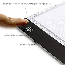 Load image into Gallery viewer, A4 Light Table,Drawing Calligraphy Practice,Light Box Tracer,LED Artists Light Box,CT Film Viewing,Professional Animation Copy Gift(A4-Rimless)