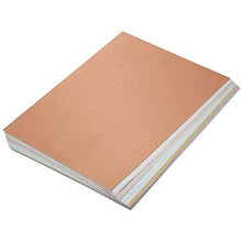 Load image into Gallery viewer, Metallic Shimmer Paper Sheets for Crafting (8.5 x 11 Inches, 6 Colors, 48-Pack)