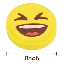Load image into Gallery viewer, LovesTown Mini Erasers, 60 Pcs Novelty Erasers Mini Pencil Erasers Yellow Fun Erasers for Students Classroom Rewards Gift Bag Filler