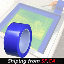 Load image into Gallery viewer, 3"x36 yds 6 Rolls Silk Screen Printing Tape & Graphics Protection Tape Blue