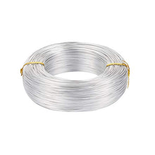 Load image into Gallery viewer, Pandahall 984 Feet Silver Aluminum Craft Wire 20 Gauge Flexible Metal Wire for Jewelry Making