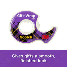 Load image into Gallery viewer, Scotch Gift Wrap Tape, 6 Rolls, the Go-To Tape for the Holidays, 3/4 x 650 Inches, Dispensered (615-GW)