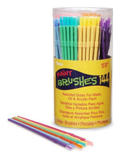 Load image into Gallery viewer, Darice Cannister D880018 Kids Brushes 144-Piece Canister, 1-Pack, None
