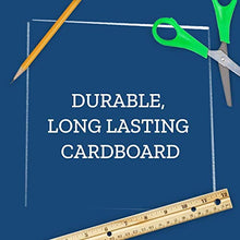 Load image into Gallery viewer, Really Good Stuff Privacy Shields for Student’s Desks – Desk Shield Keeps Their Eyes on Their Own Test/Assignments –Blue with Motivational Messages (Set of 12)