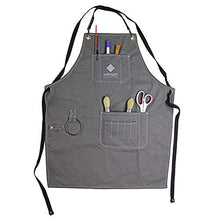 Load image into Gallery viewer, Infiniti Elementz Artist Apron for Women and Men | Adjustable Canvas Apron with Pockets for Painting, Woodworking, and Gardening | 10 Apron Pockets One Size Fits Most