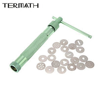 Load image into Gallery viewer, TERMATH Clay Extruder Gun Fondant Extruder with 20 Tips Sugar Paste Extruder Cake Decor Tools