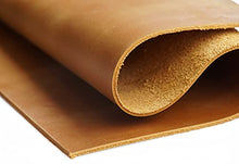 Load image into Gallery viewer, Bourbon Brown Tooling Leather Square 2.0mm Thick Finished Full Grain Cow Hide Leather Crafts Tooling Sewing Hobby Workshop Crafting Leather