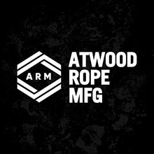 Load image into Gallery viewer, Atwood Rope MFG 3/16 inch 23 Yards / 70 feet Black Round Sewing Elastic | Elastic Cord for Sewing | Braided Elastic | Elastic for Masks | Tela para Mascarillas (3/16)