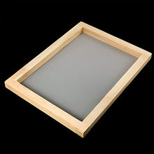 Load image into Gallery viewer, Pllieay 6 Pieces Mini Wood Screen Printing Frames 6 x 8 Inch with 110 White Mesh for Screen Printing