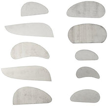 Load image into Gallery viewer, COMIART Clay Sculpture Pottery Molding Ceramics Sharp Steel Cutter Tools Scraper Crafts Pack of 10