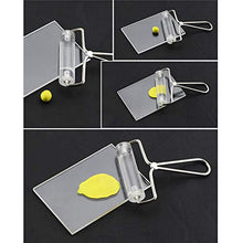 Load image into Gallery viewer, 1 Piece 10cm Acrylic Brayer Clear Acrylic Clay Roller with Steel Handle Clay Rolling Pin Polymer Clay Stamping Tool Roller Brayer
