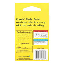 Load image into Gallery viewer, Crayola Colored Low Dust Chalk, 12Count in Each, 6 Pack