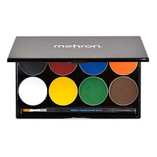 Load image into Gallery viewer, Mehron Makeup Paradise AQ Face & Body Paint 8 Color Palette (Basic)