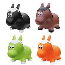 Load image into Gallery viewer, Farm Hoppers Bouncing Inflatable Animals - Award Winning Ride On Bouncy Animal Jumper Toy for Children, BPA, Latex Free Plastic, Easy Use Hand Pump