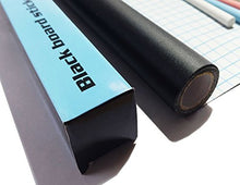 Load image into Gallery viewer, Extra Large Blackboard Chalkboard Banner Vinyl Adhesive Paper (7.5 FEET) w/ Upgraded Color Chalks - Shelf Drawer Liner Wall Decal Poster Roll Paint Alternative - Peel & Stick Shape Silhouette
