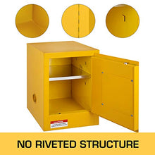 Load image into Gallery viewer, Mophorn 17" x 17" x 22" Flammable Cabinet Galvanized Steel, Safety Cabinet, Adjustable Shelf Flammable Storage Cabinet, for Commercial Industrial and Home Use