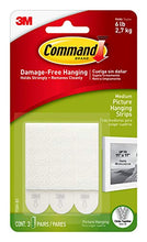 Load image into Gallery viewer, Command Picture Hanging Strips, Medium, White, 3-Pairs (17201-ES)