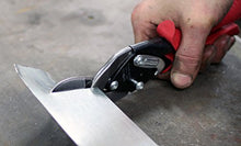 Load image into Gallery viewer, MIDWEST Aviation Snip Set - Left and Right Cut Offset Tin Cutting Shears with Forged Blade & KUSH'N-POWER Comfort Grips - MWT-6510C
