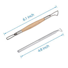 Load image into Gallery viewer, Meuxan Ceramic Pottery & Clay Ribbon Sculpting Tool Kit (Set of 12)