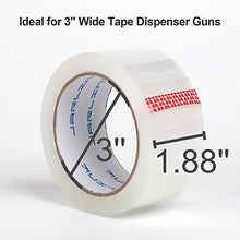 Load image into Gallery viewer, JARLINK Clear Packing Tape (12 Rolls), Heavy Duty Packaging Tape for Shipping Packaging Moving Sealing, 2.7mil Thick, 1.88 inches Wide, 60 Yards Per Roll, 720 Total Yards