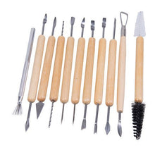 Load image into Gallery viewer, Sculpt Pro Pottery Tool Kit - 11-Piece 21-Tool Beginner's Clay Sculpting Set - Great Gift